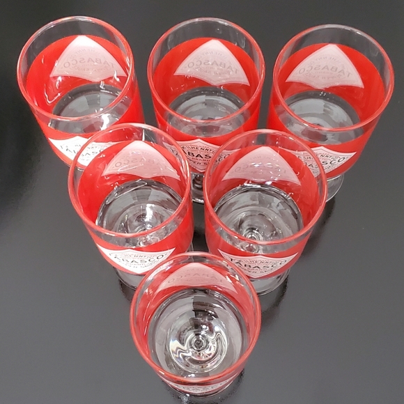 (6) Tabasco 8oz Bloody Mary Glasses - Picture 3 of 7